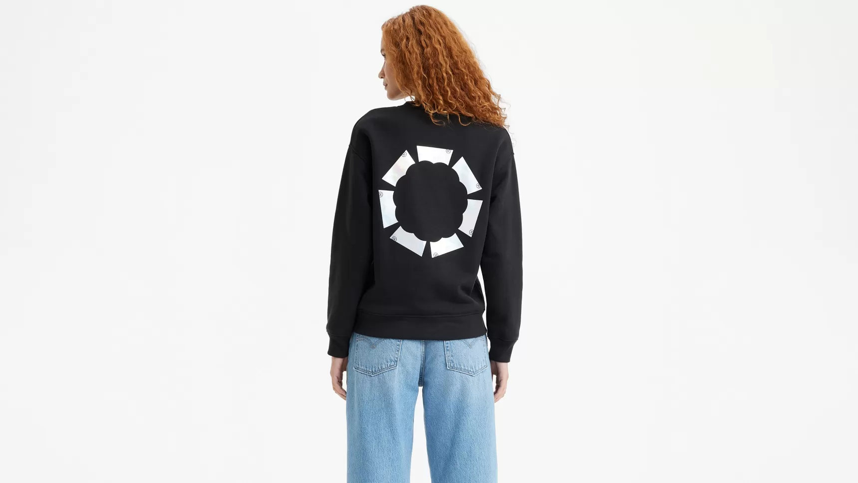 New Graphic Standard Sweatshirt Met Ronde Hals Dames Truien & Sweaters