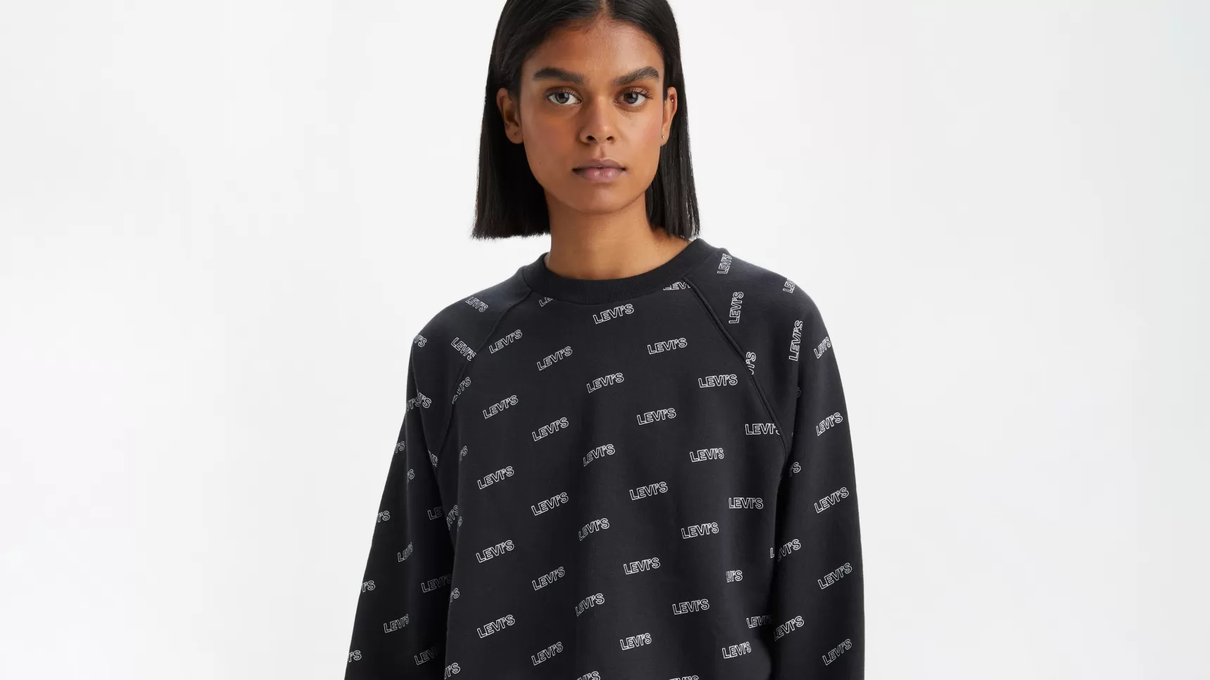 New Graphic Vintage Raglan Sweater Met Ronde Hals Dames Truien & Sweaters