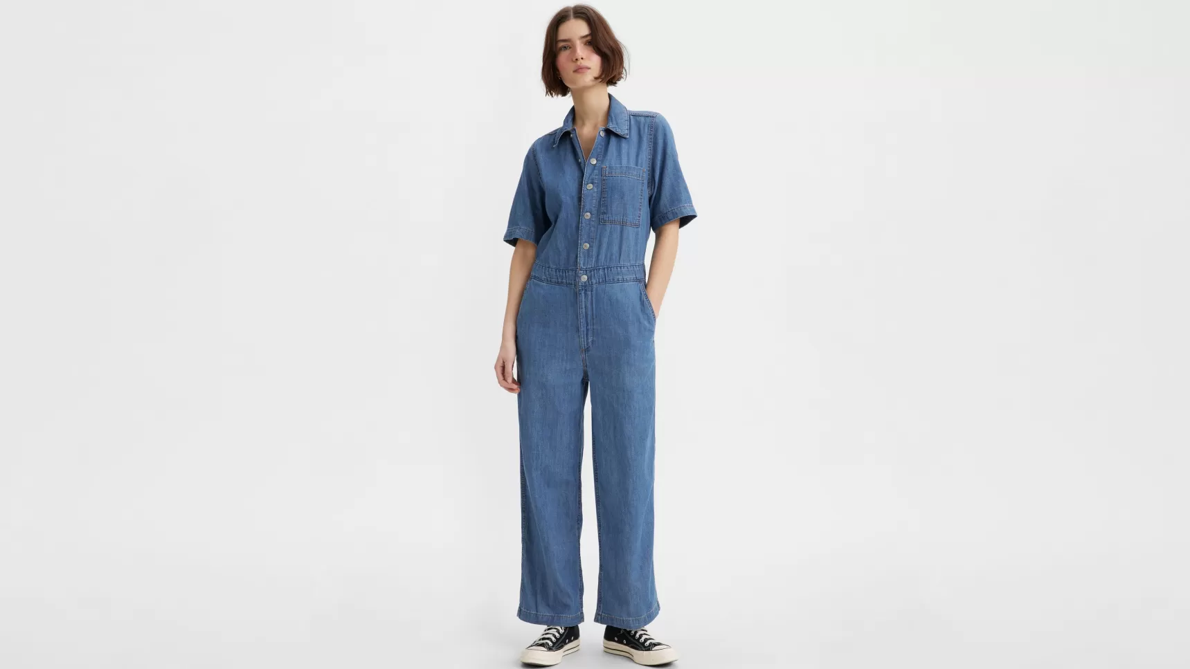 Sale Heritage Jumpsuit Met Korte Mouwen Dames Jurken & Tuinbroeken