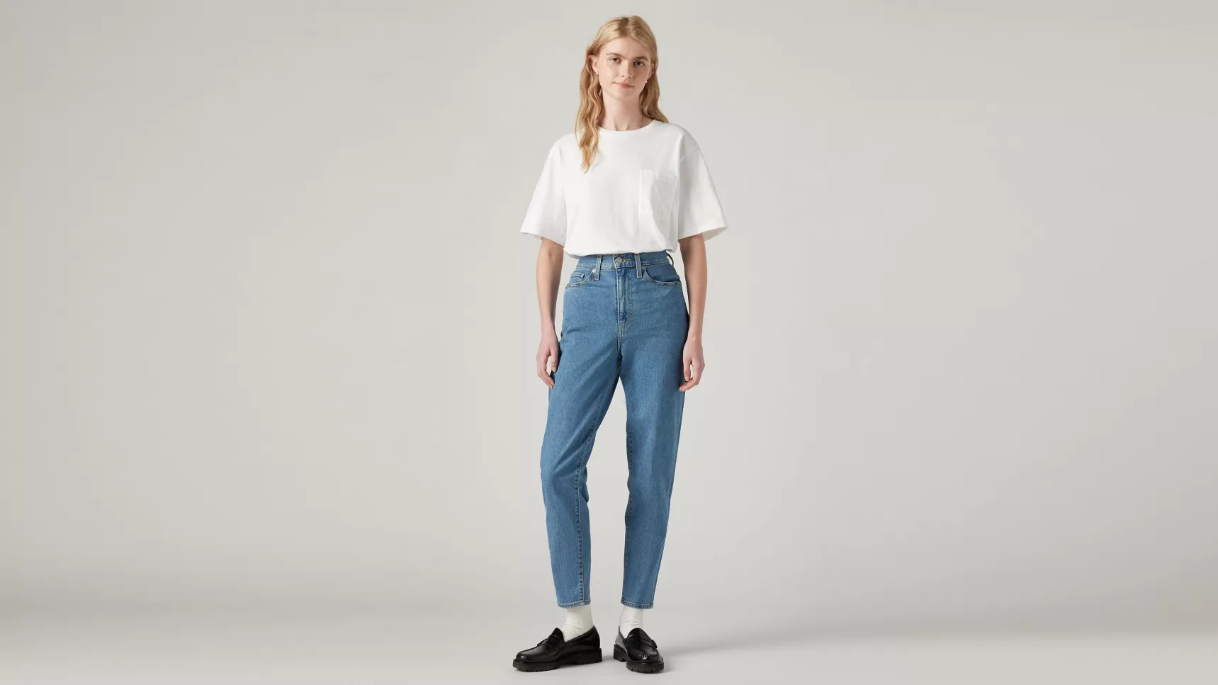 Clearance High-Raise Mom-Jeans Dames Jeans