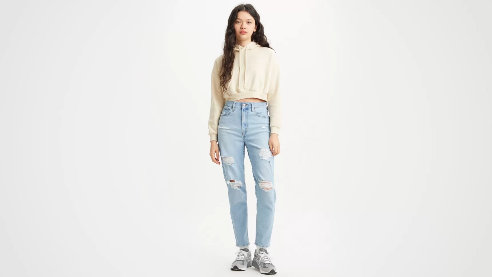 Clearance High-Raise Mom-Jeans Dames Jeans