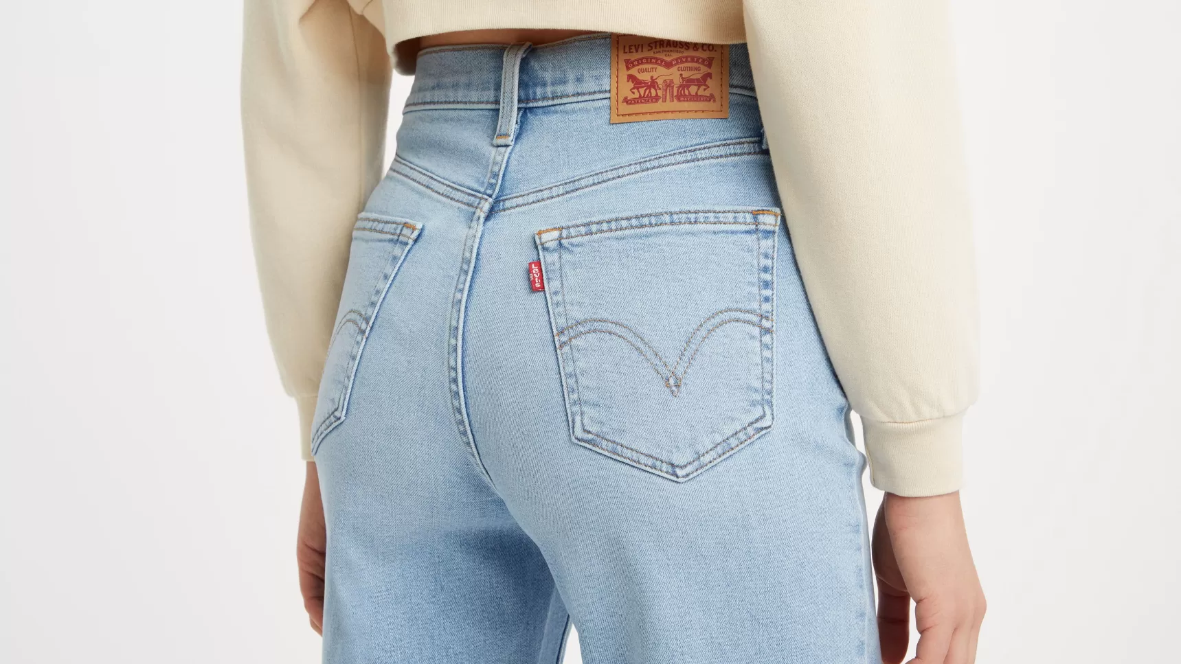 Clearance High-Raise Mom-Jeans Dames Jeans