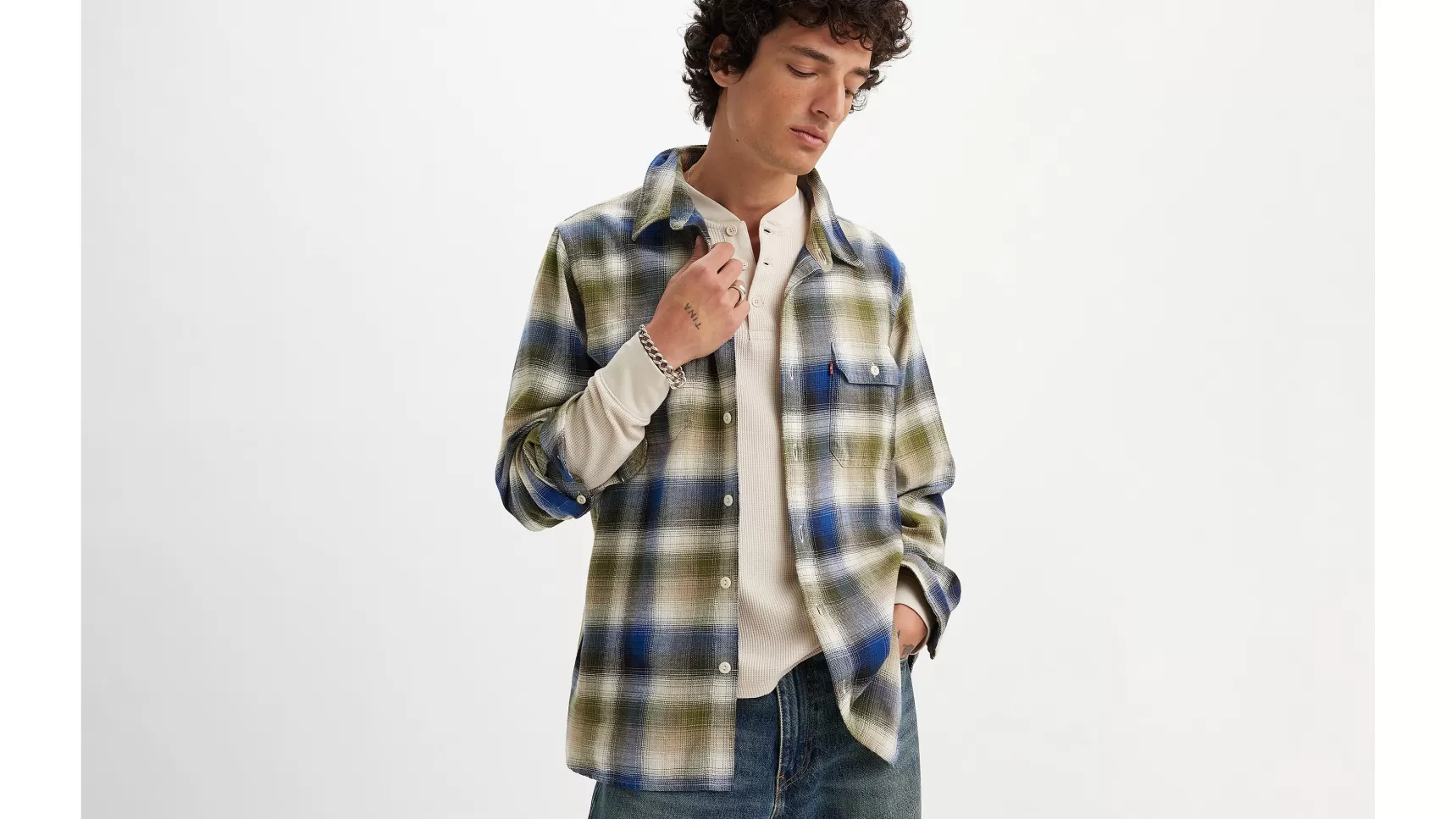 Online Jackson Worker Overshirt Heren Overhemden