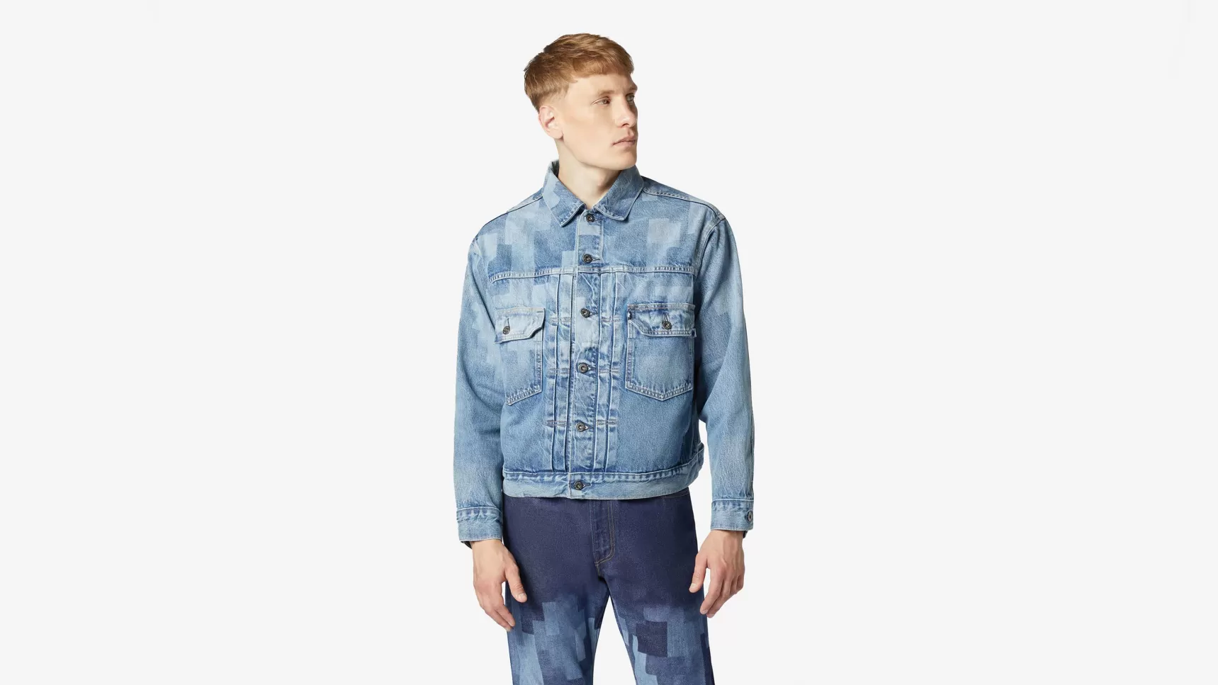 Sale ® By Marcelo Burlon Oversized Truckerjack Type Ii Heren Spijkerjassen & Sherpas