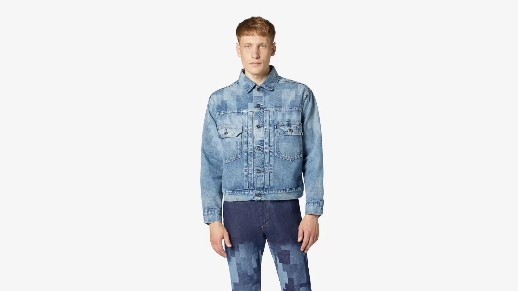 Sale ® By Marcelo Burlon Oversized Truckerjack Type Ii Heren Spijkerjassen & Sherpas