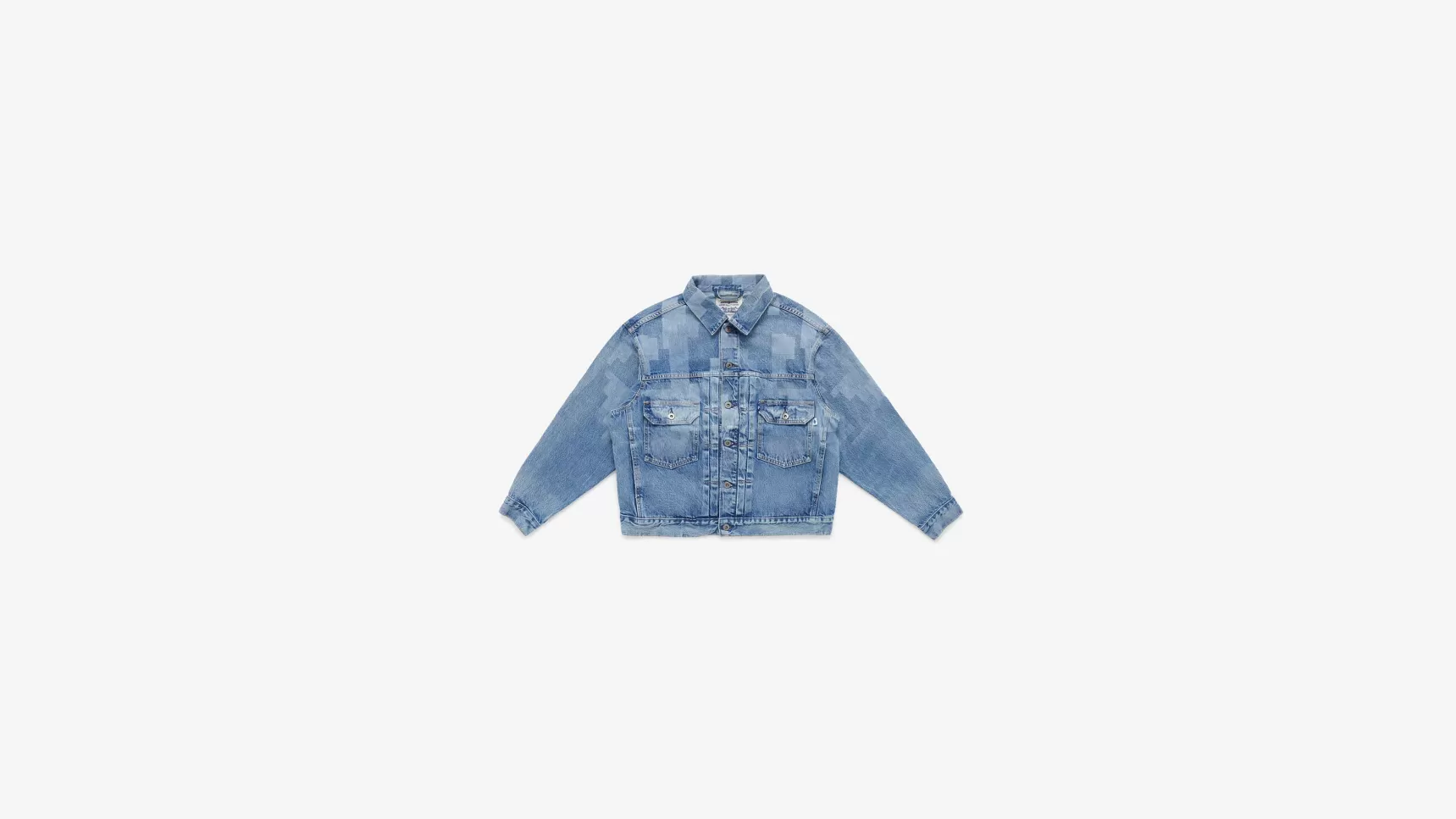 Sale ® By Marcelo Burlon Oversized Truckerjack Type Ii Heren Spijkerjassen & Sherpas