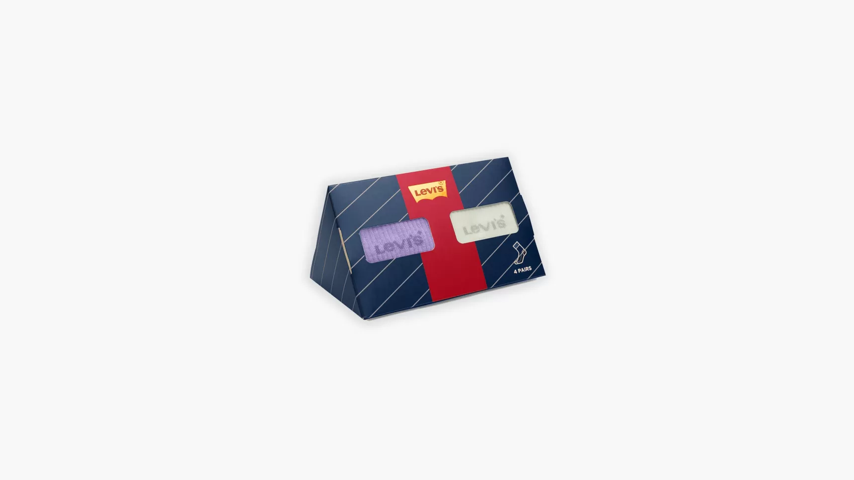 Hot ® Color Block Korte Sokken Cadeauverpakking - 4 Paar Heren Ondergoed & Sokken