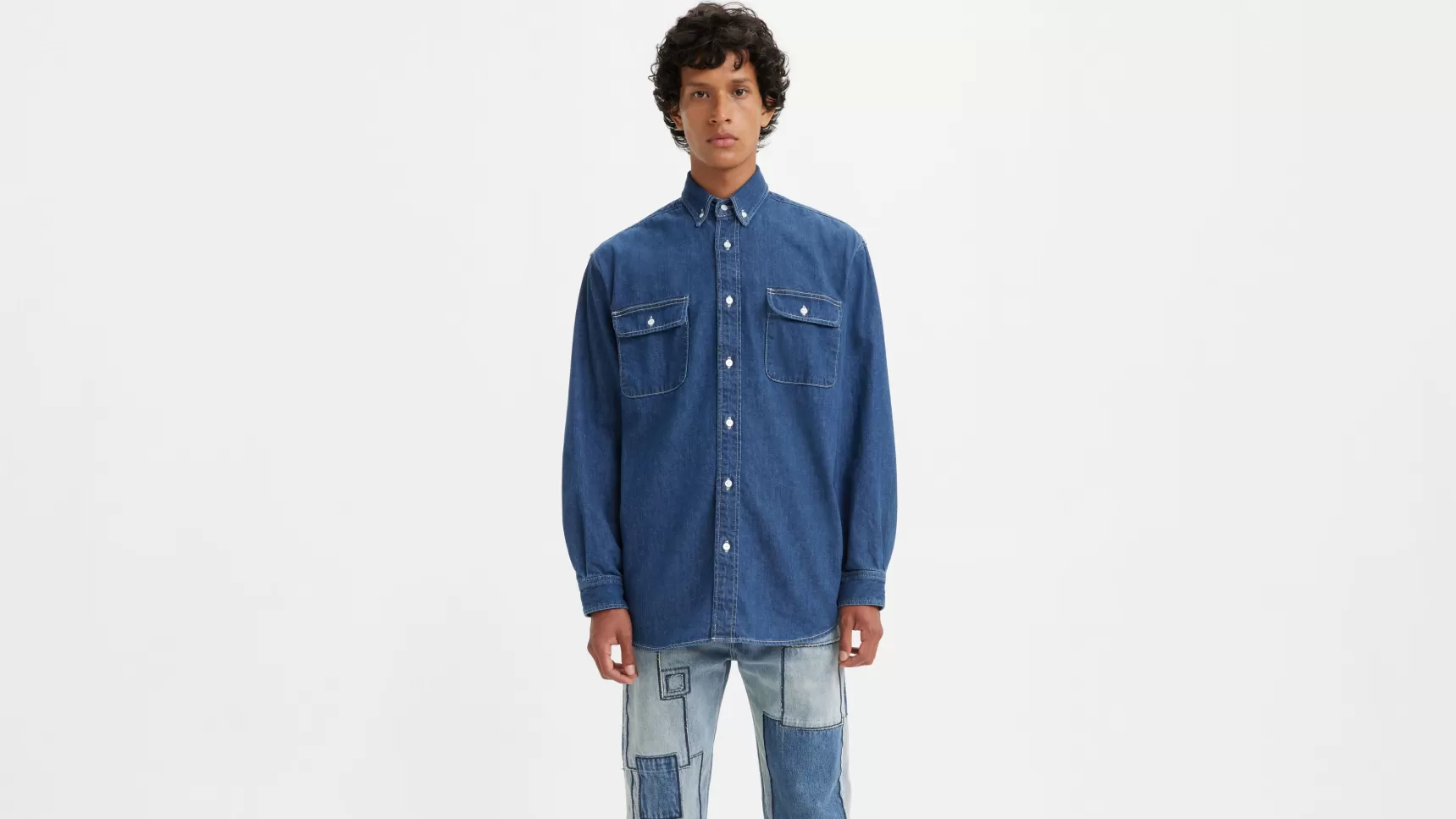 Sale ® Made & Crafted® Classic Denim Overhemd Heren Overhemden