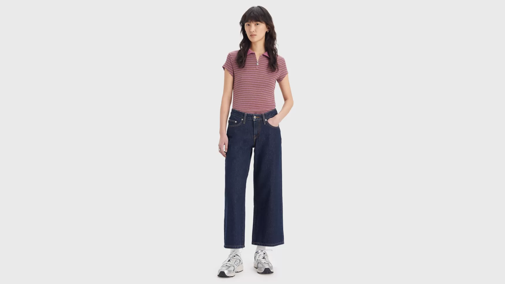 Outlet ® Silvertab™ Low Baggy Crop Jeans Dames Jeans