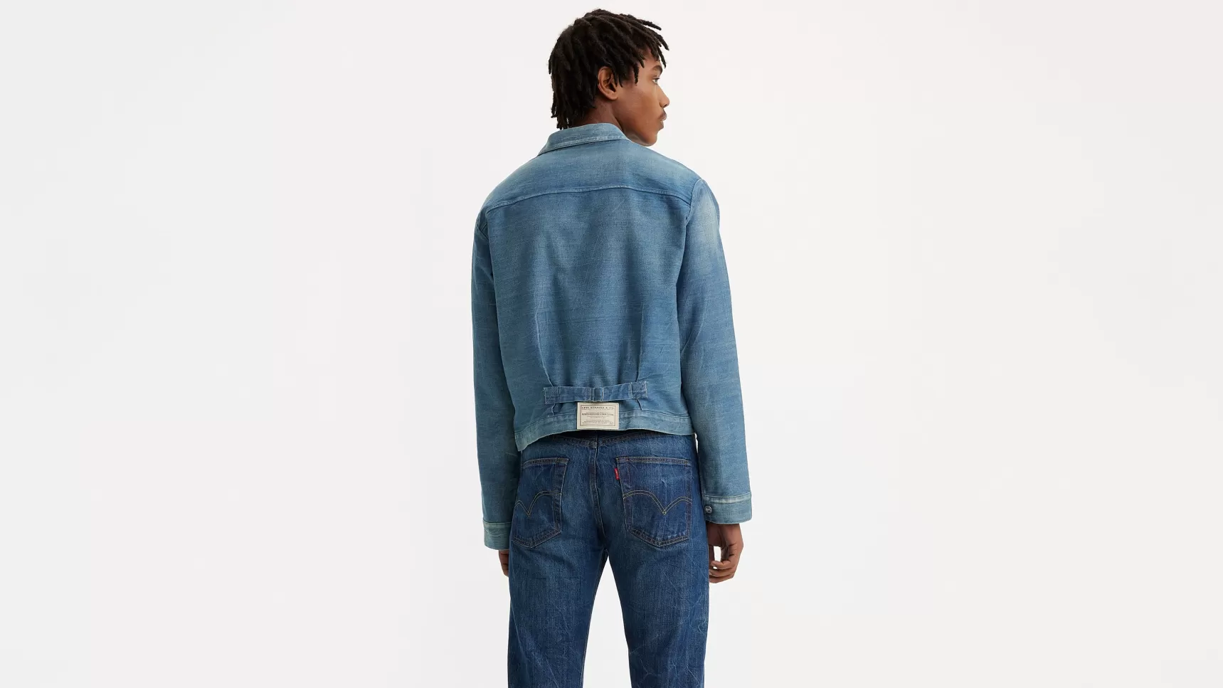 Store ® Vintage Clothing 1879 Pleated Blouse Jack Heren Spijkerjassen & Sherpas