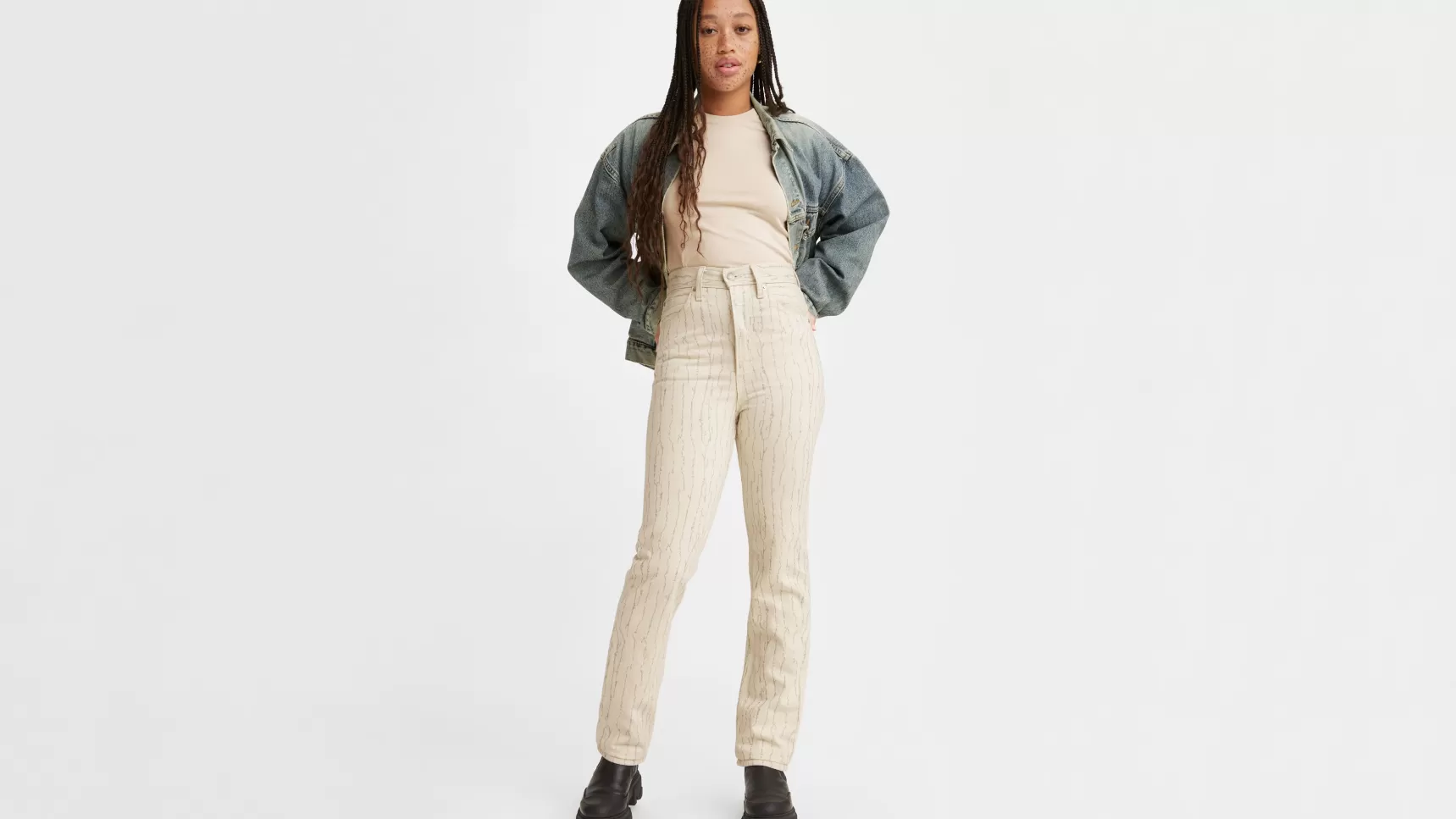 Shop ® Wellthread® '70S High Straight Jeans Dames Jeans