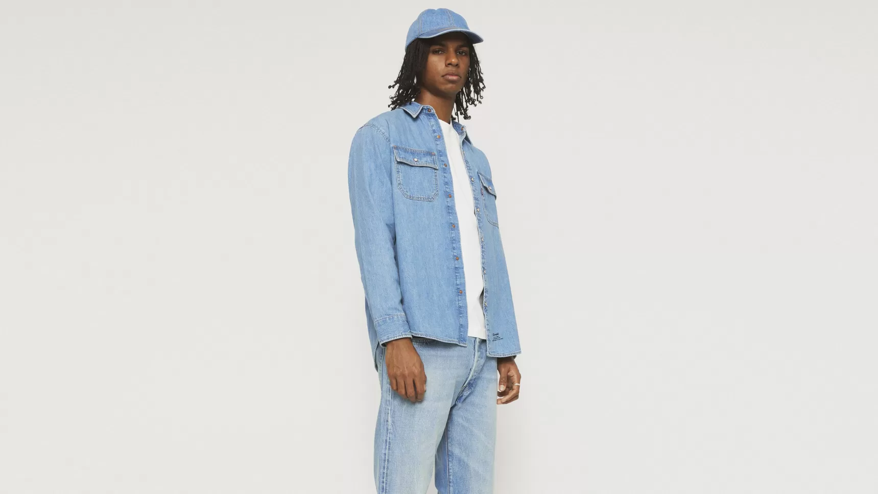 Online ® X Jjjjound Denim Overhemd Heren Overhemden