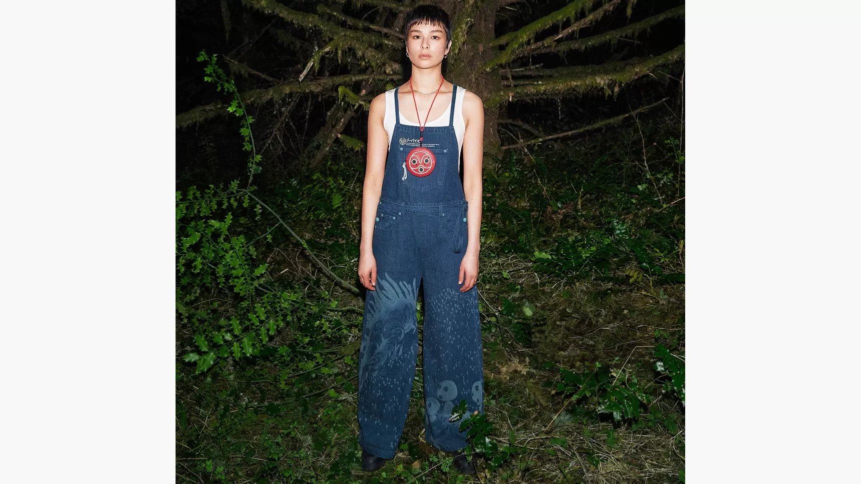 Clearance ® X Princess Mononoke Kodama Overall Dames Jurken & Tuinbroeken