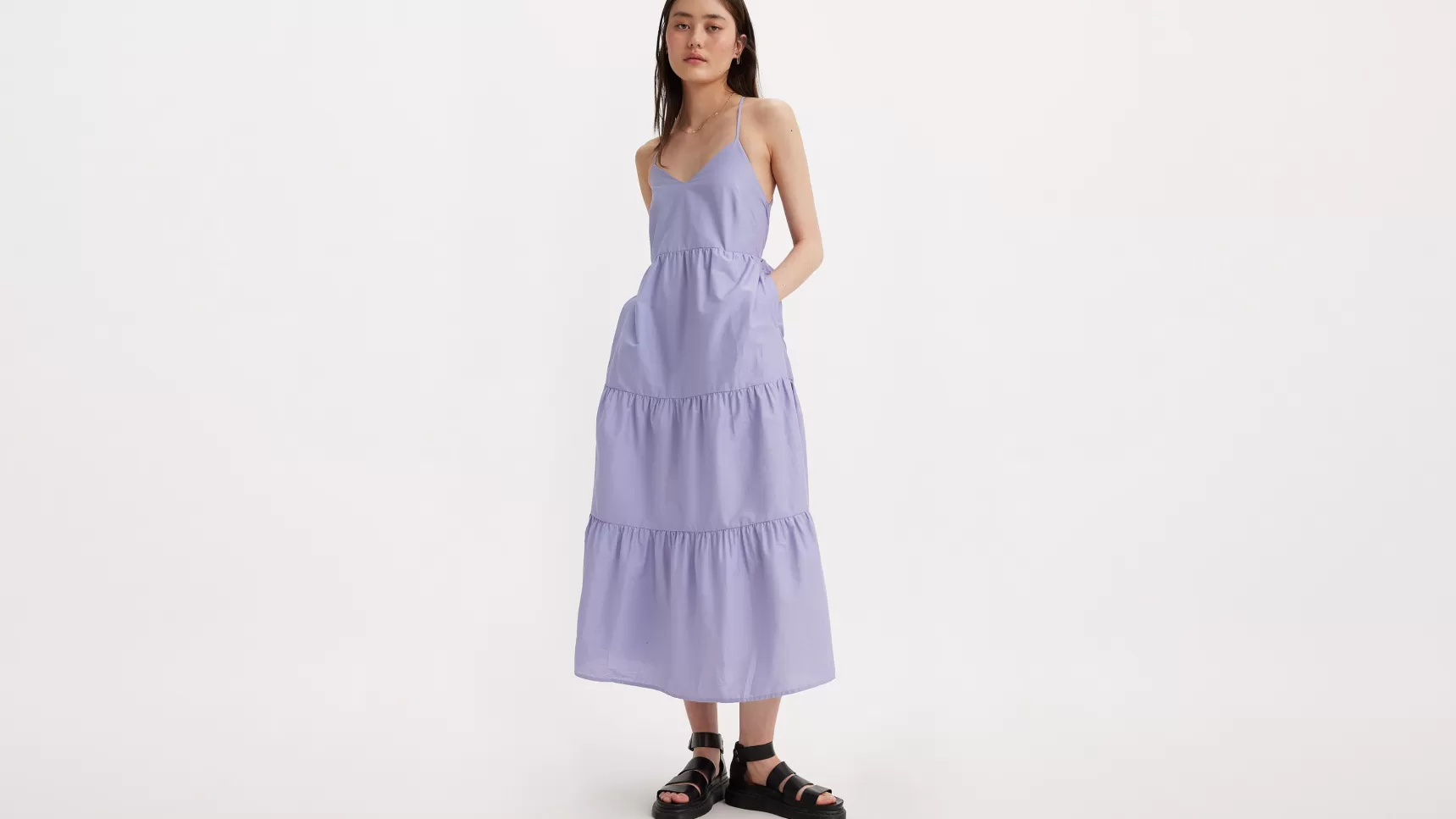 Store Maxi Slipdress Dames Jurken & Tuinbroeken