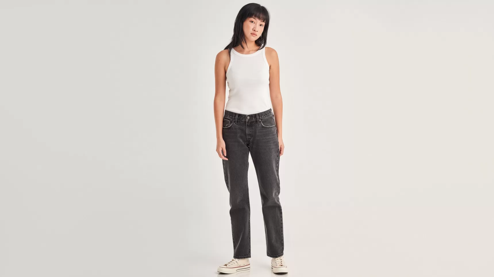 Cheap Middy Rechte Jeans Dames Jeans