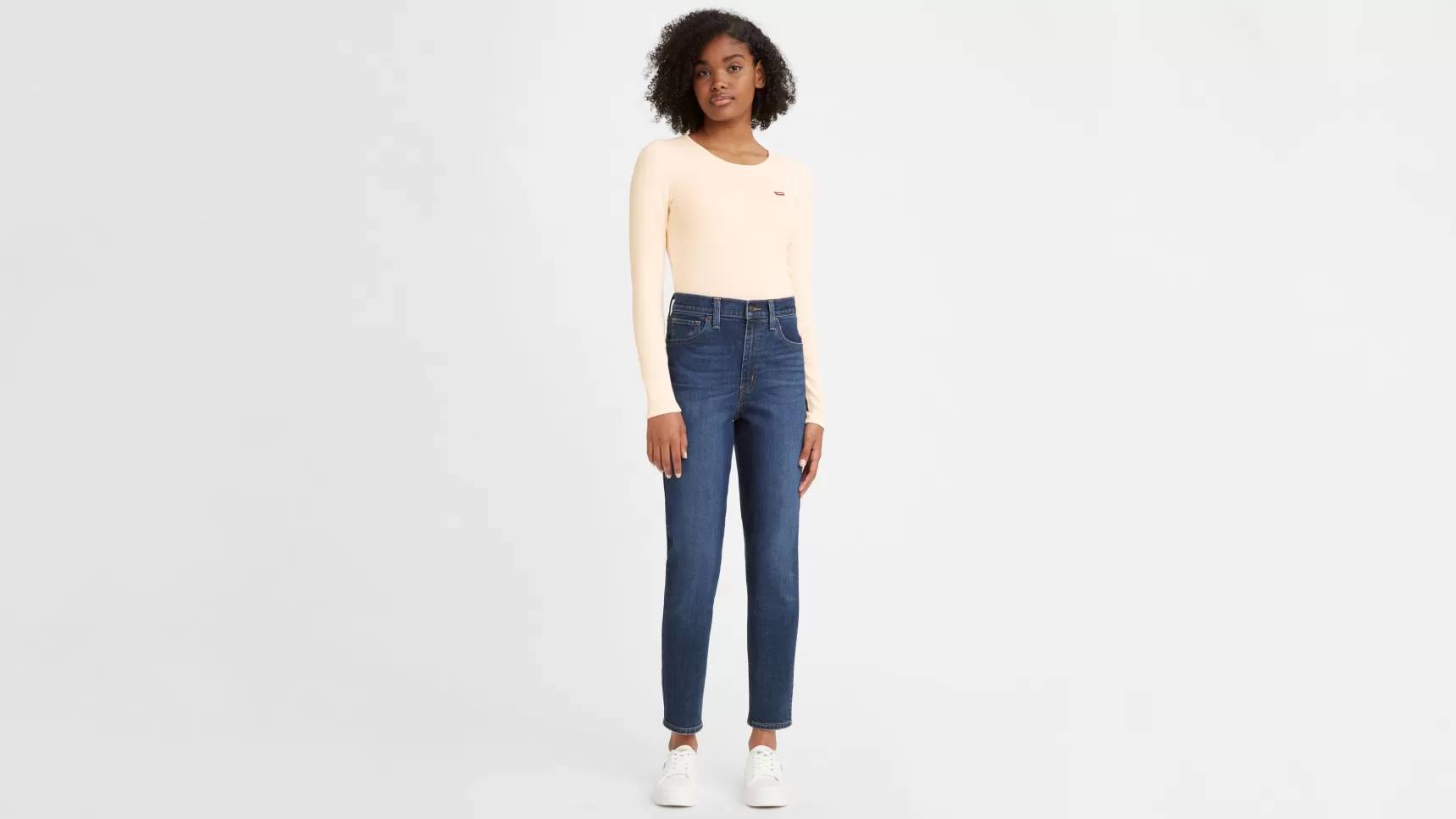 Outlet Mom-Jeans Hoge Taille Dames Jeans