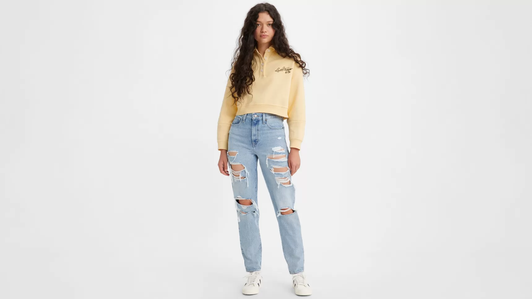 Best Mom-Jeans Met Hoge Taille Dames Jeans