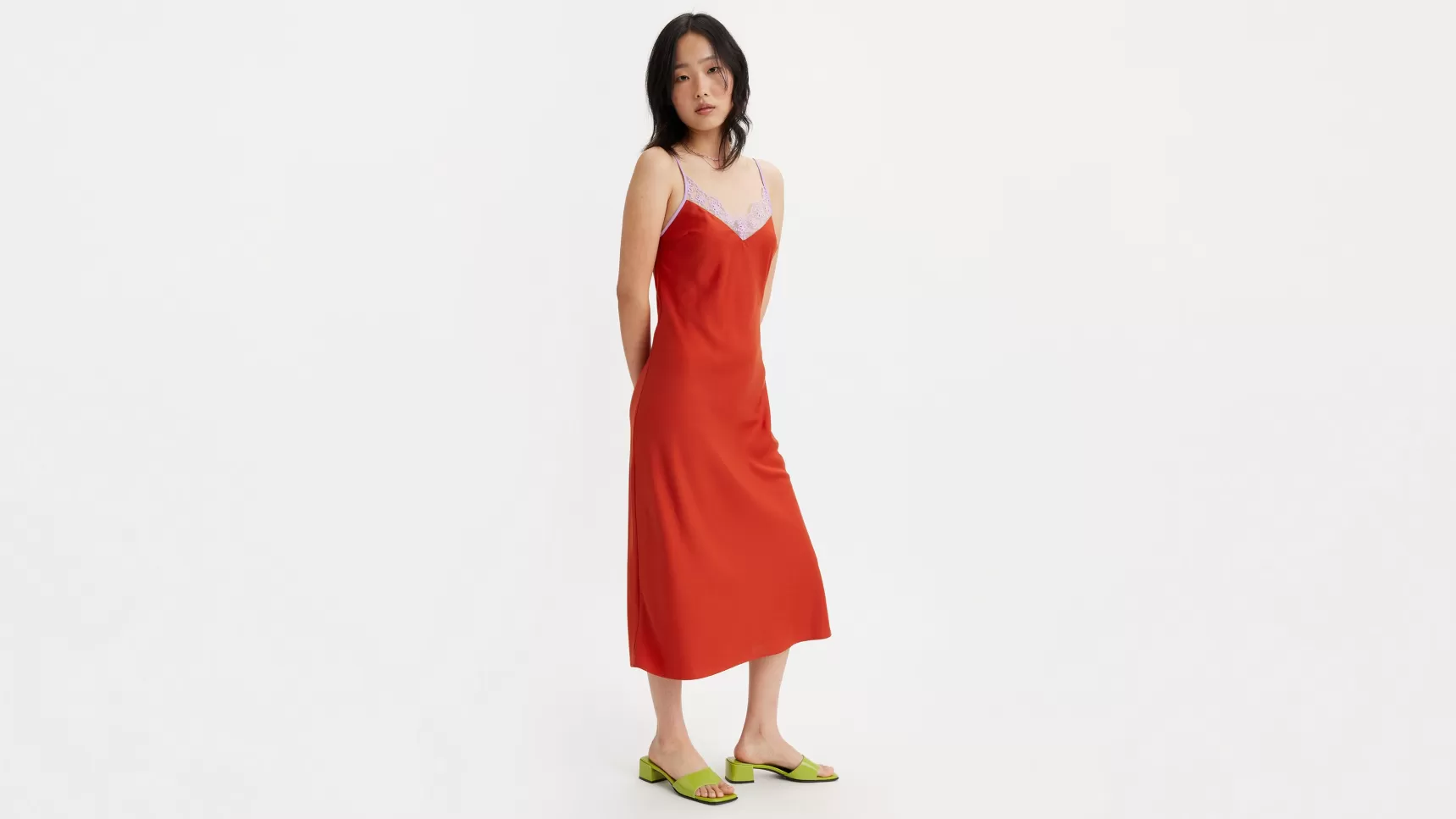 Flash Sale Myah Slipdress Met Kant Dames Jurken & Tuinbroeken