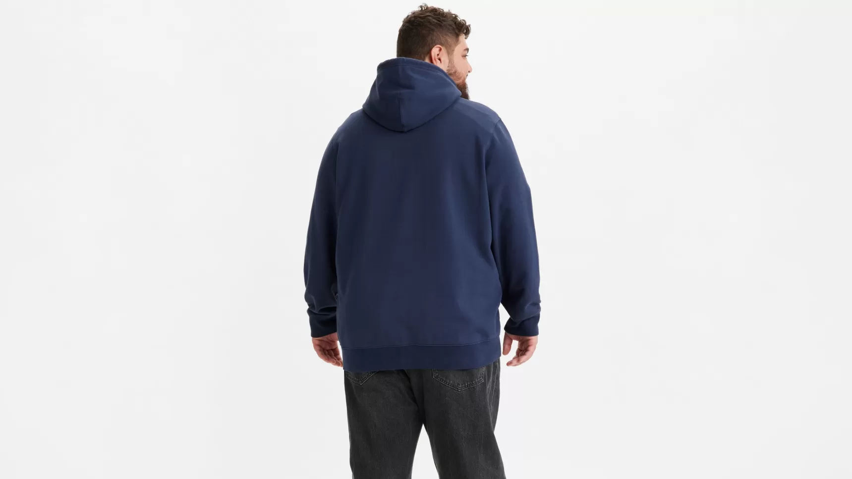 Cheap New Original Hoodie Met Rits (Big & Tall) Heren Truien & Sweaters