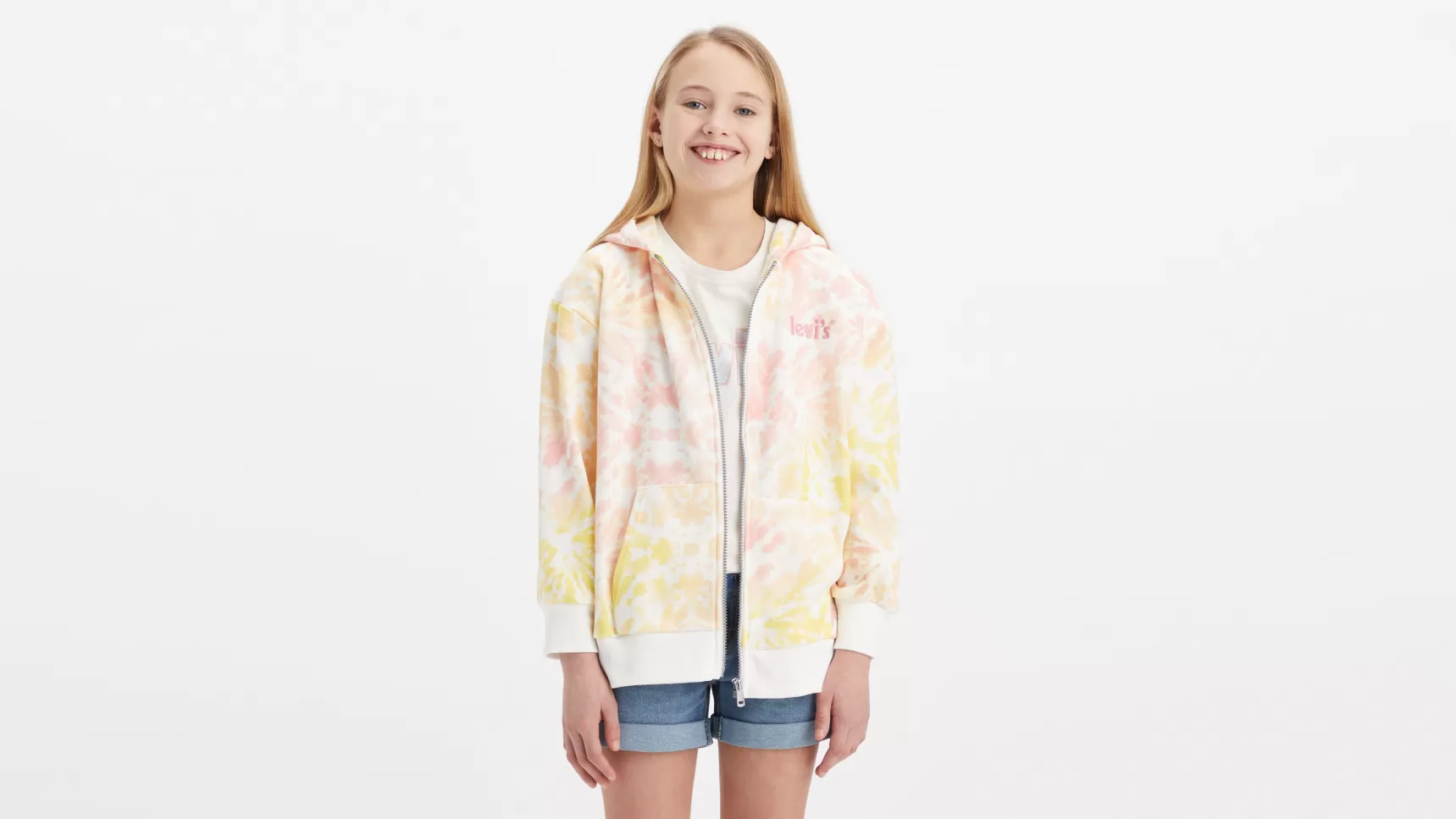 Store Oversized Hoodie Met Ritssluiting Kinderen Tiener