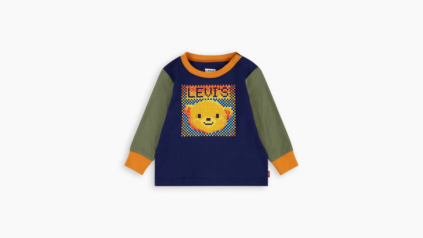 Cheap Pixel Bear Colorblock T-Shirt Voor Baby'S Kinderen Baby