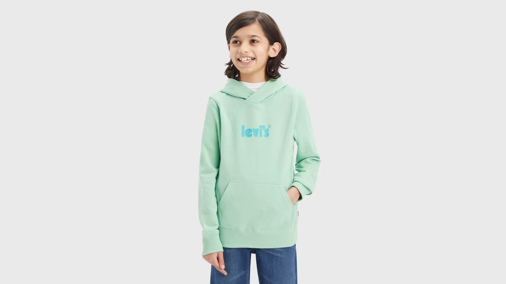 Shop Poster Logo Hoodietrui Kinderen Tiener