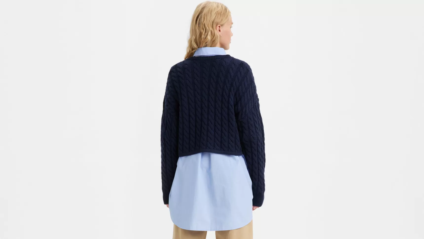 Shop Rae Cropped Sweater Dames Truien & Sweaters