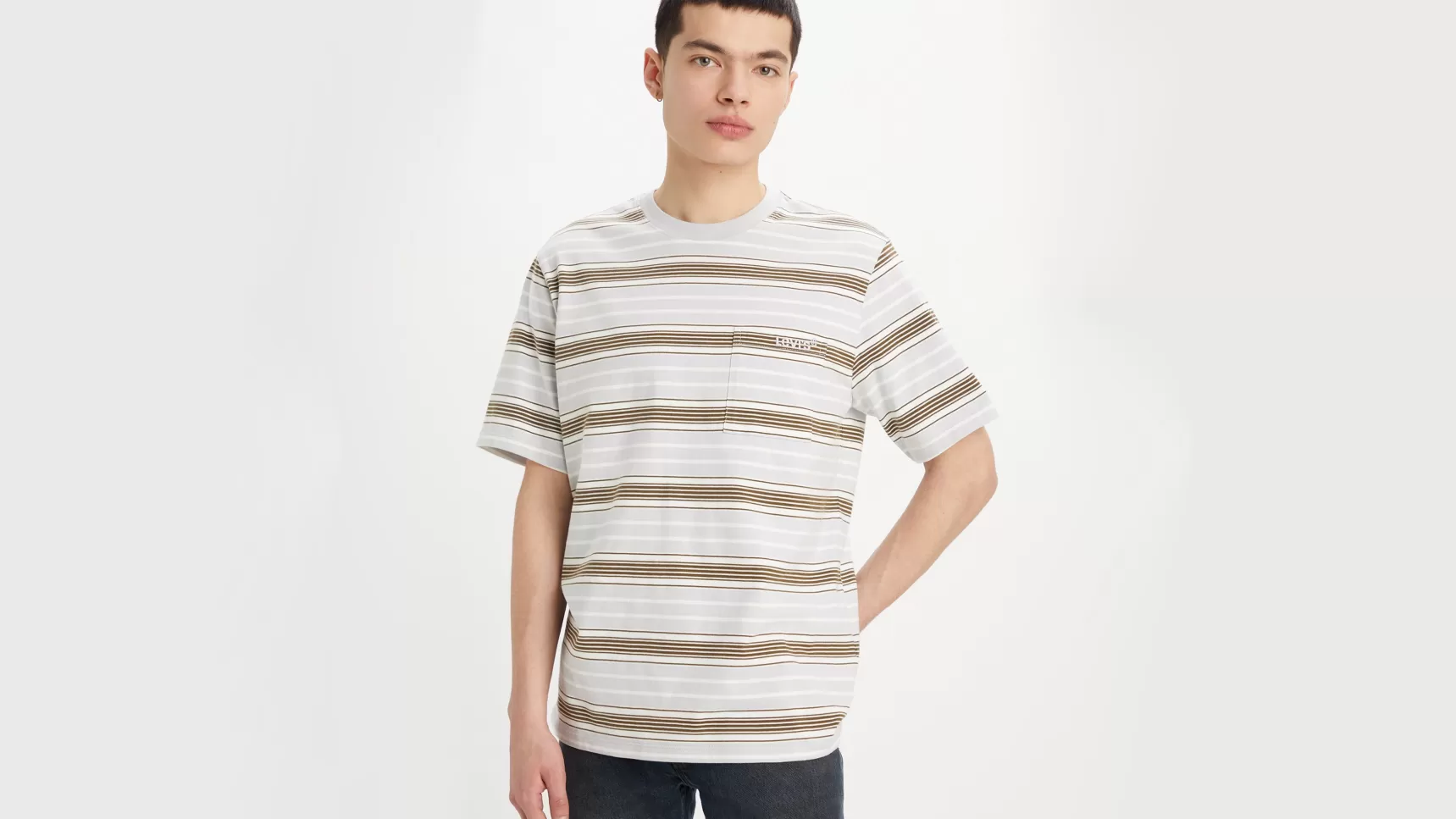 Store Relaxed Fit T-Shirt Met Zak Heren T-Shirts