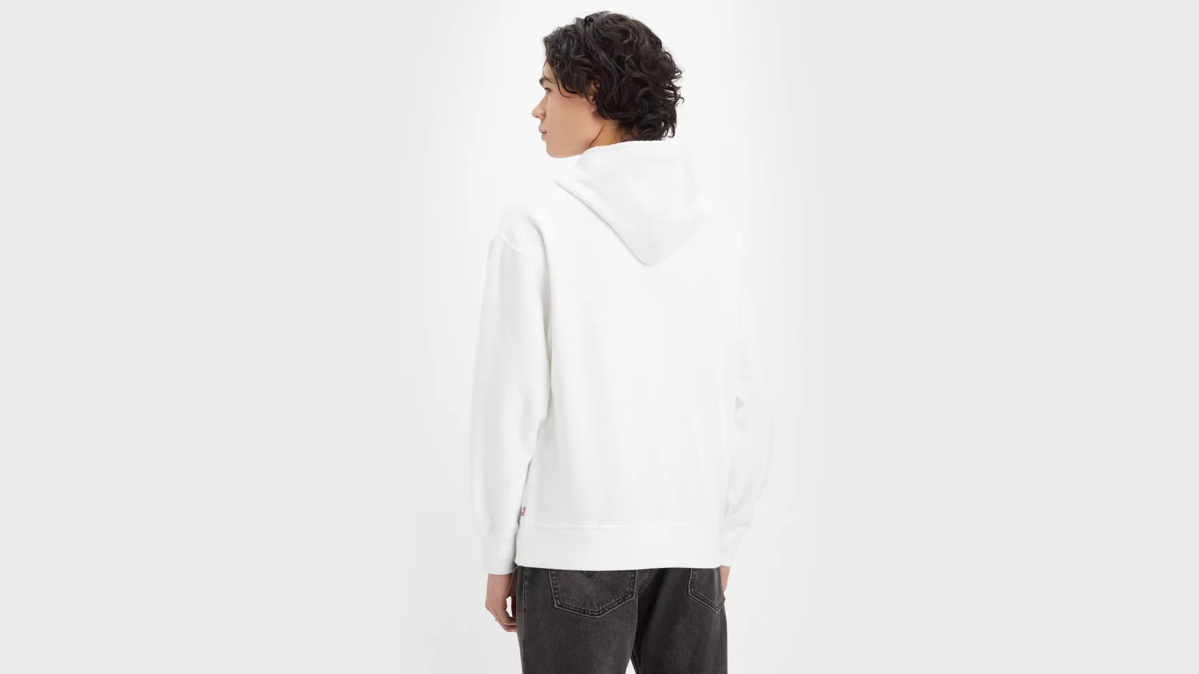 Best Sale Relaxed Grafische Hoodie Met Split Heren Truien & Sweaters