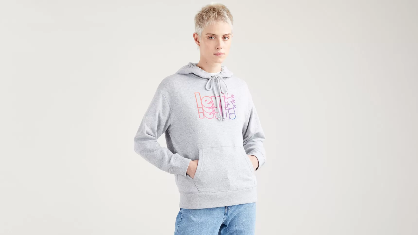 Outlet Relaxed Graphic Hoodie Dames Truien & Sweaters