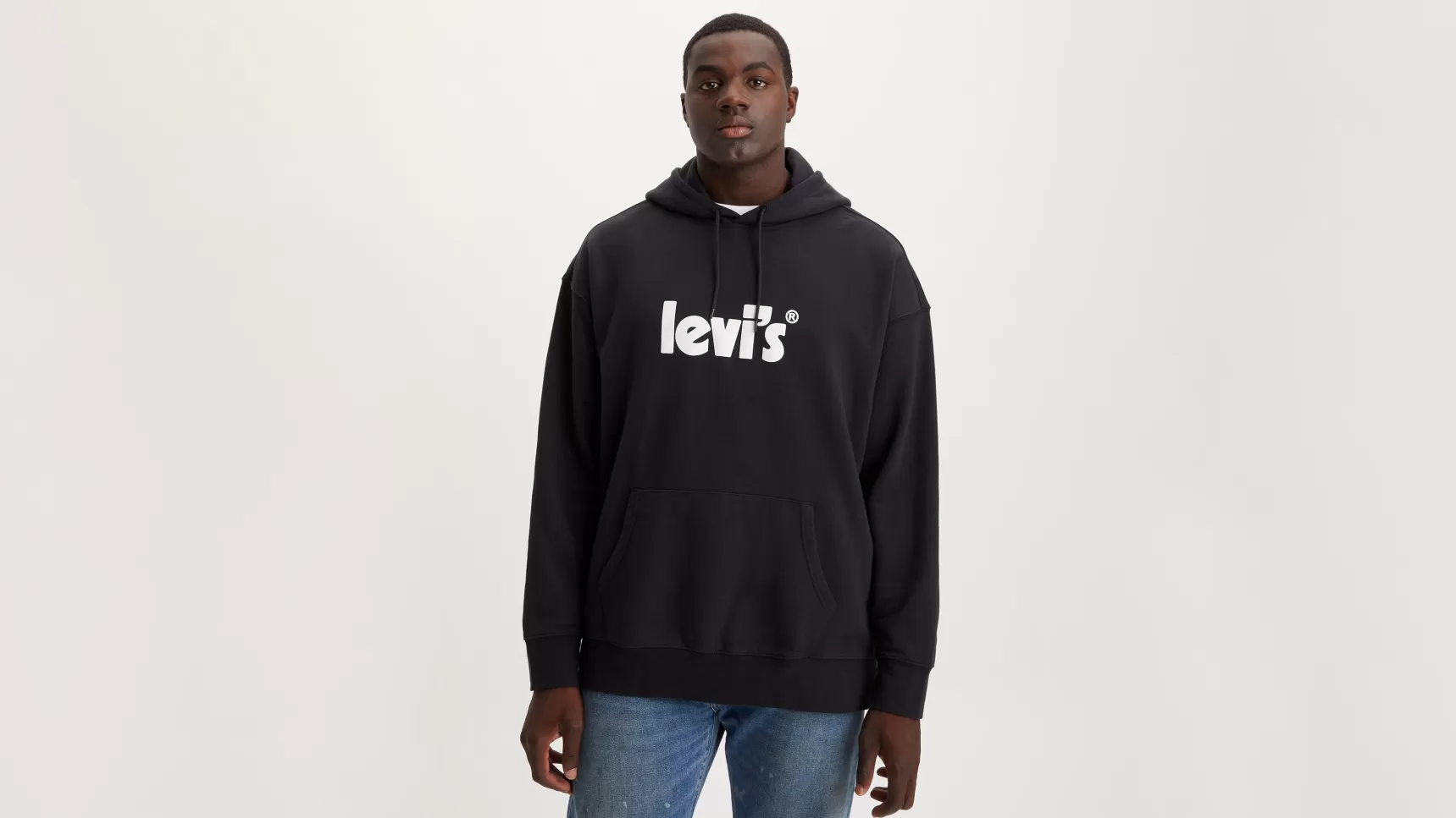 Cheap Relaxed Graphic Hoodie (Big & Tall) Heren Truien & Sweaters