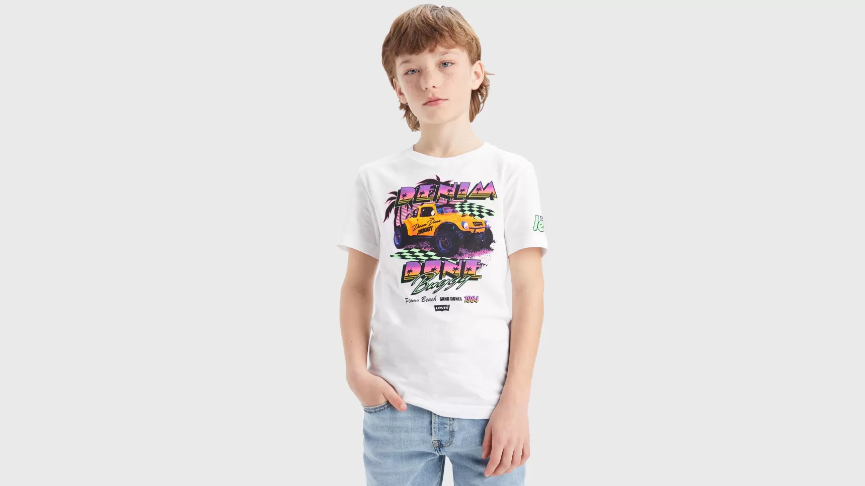 Store Retro Car T-Shirt Kinderen Tiener