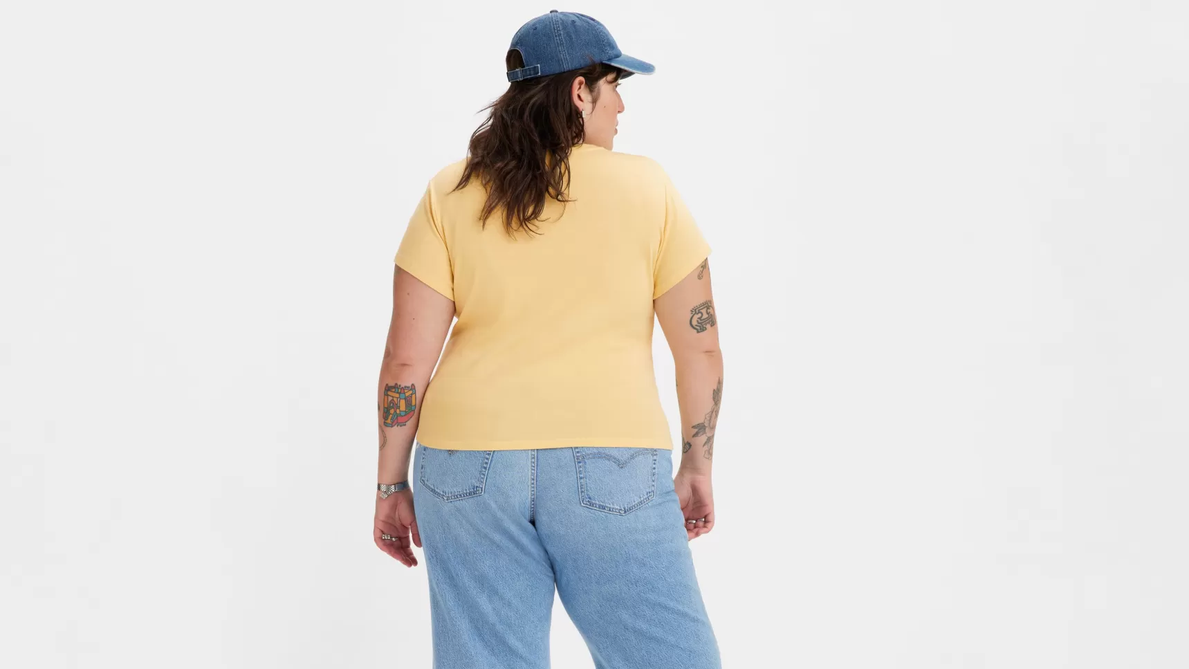 Best Rib Baby Tee Met Korte Mouw (Plus Size) Dames Tops & T-Shirts