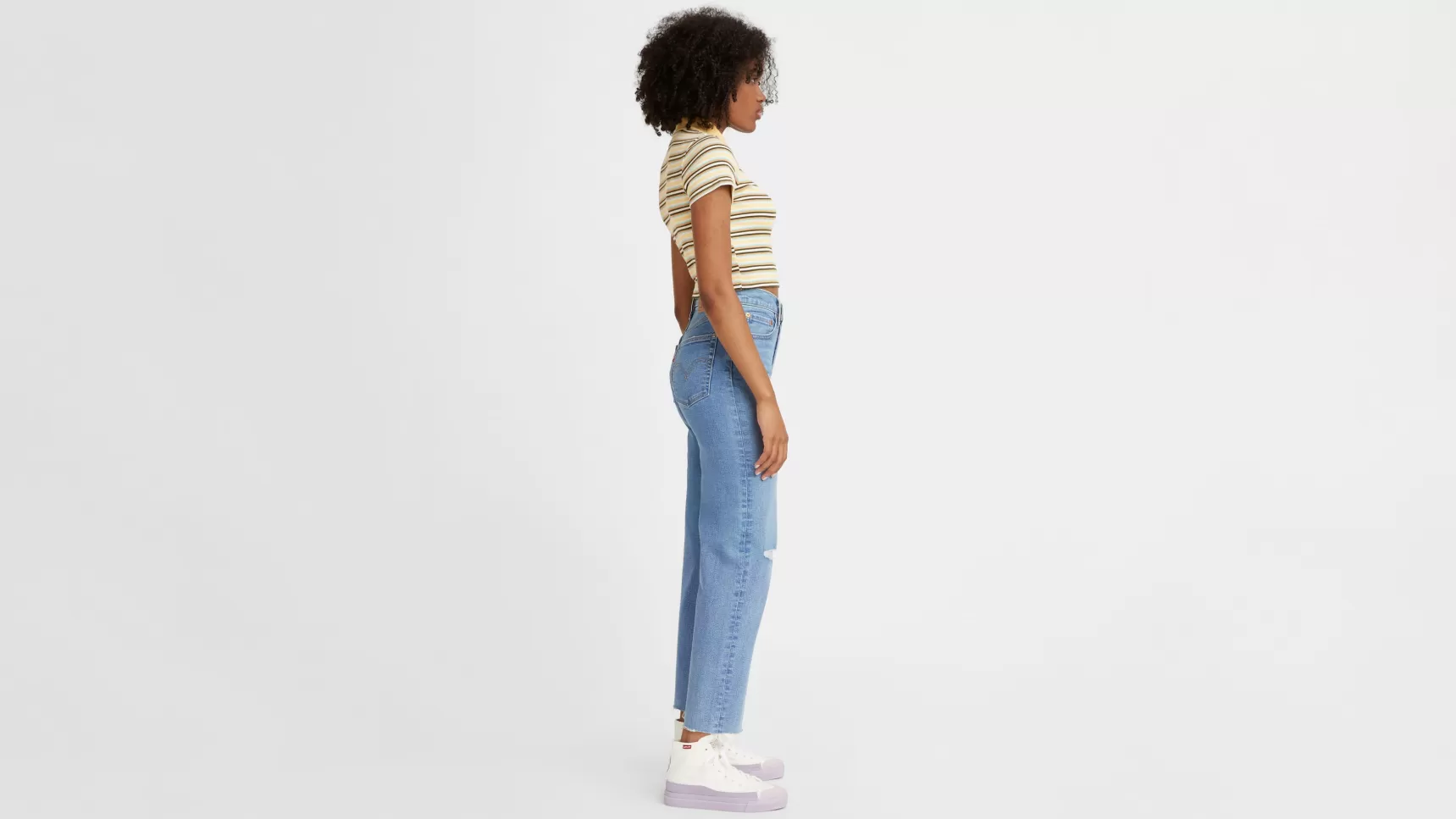 Online Ribcage Jeans Met Rechte Pijpen Dames Jeans