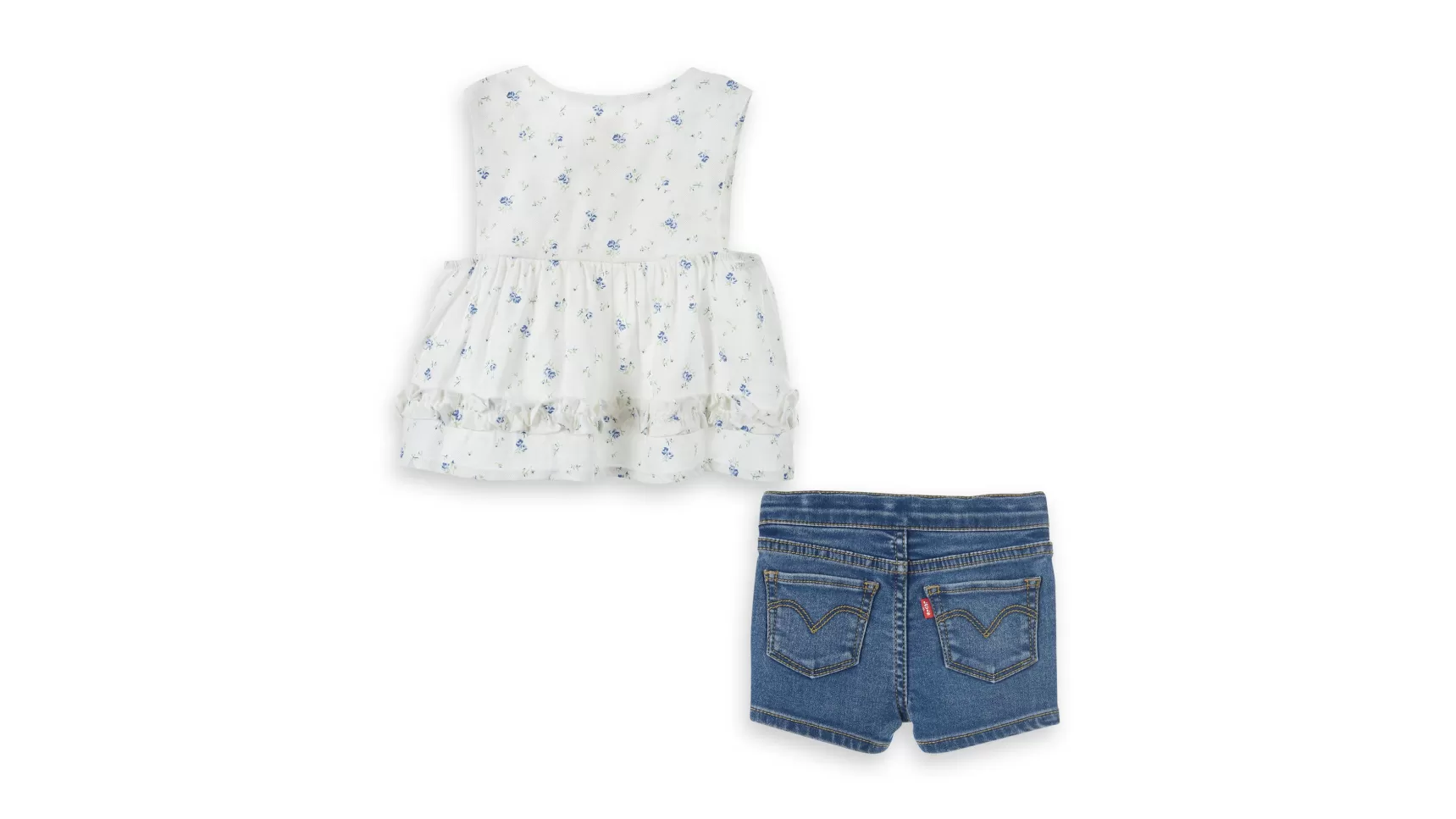 Online Set Met Gebloemde Tanktop En Short Kinderen Baby