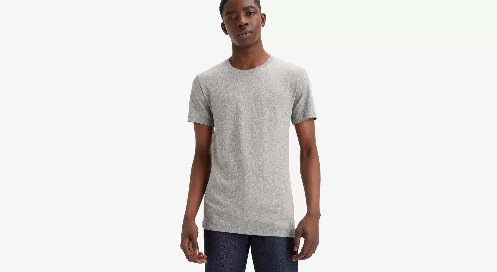 Outlet Slim Fit T-Shirt Ronde Hals – Set Van 2 Heren T-Shirts