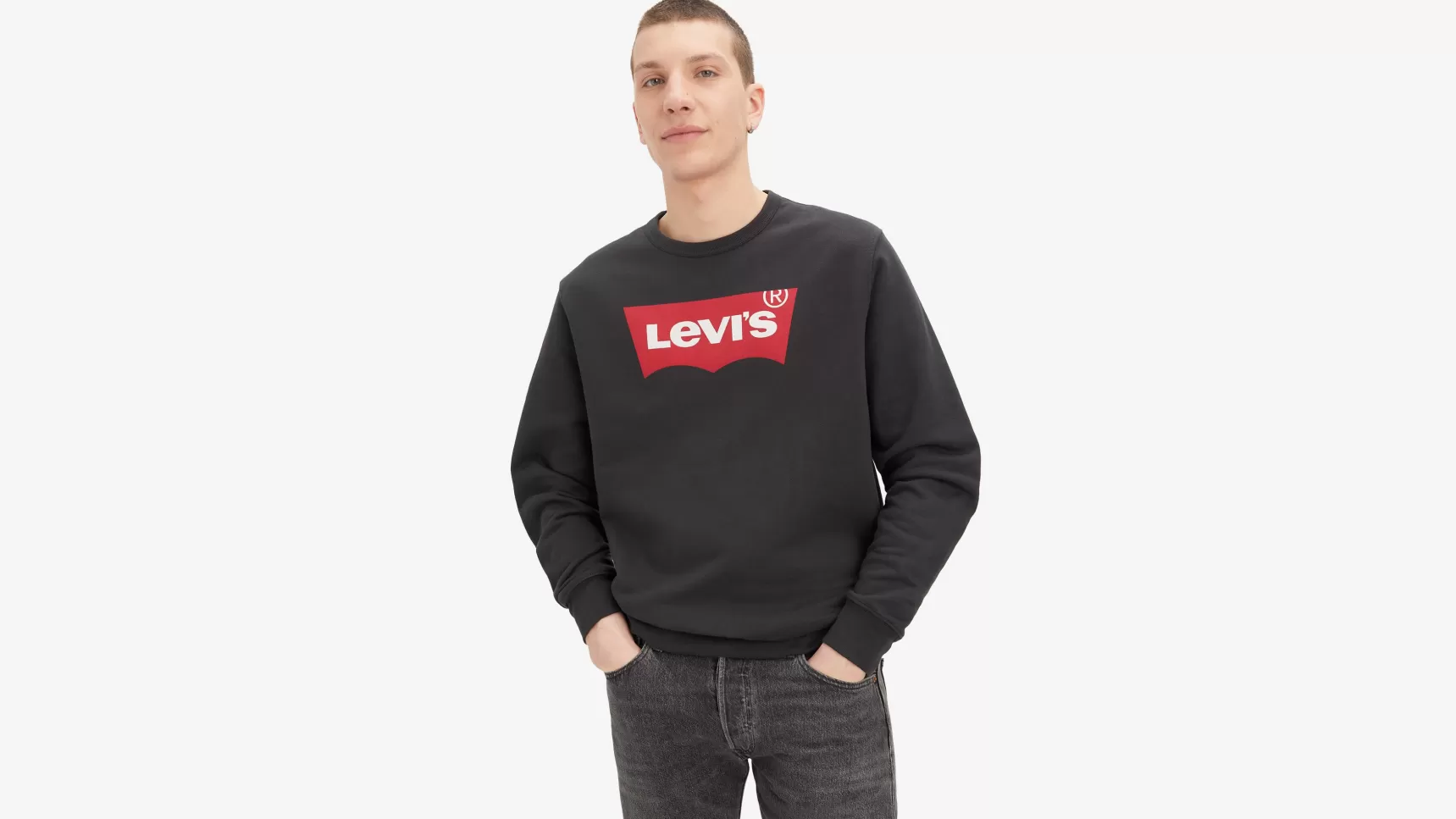 Online Standard Graphic Sweatshirt Ronde Hals Heren Truien & Sweaters