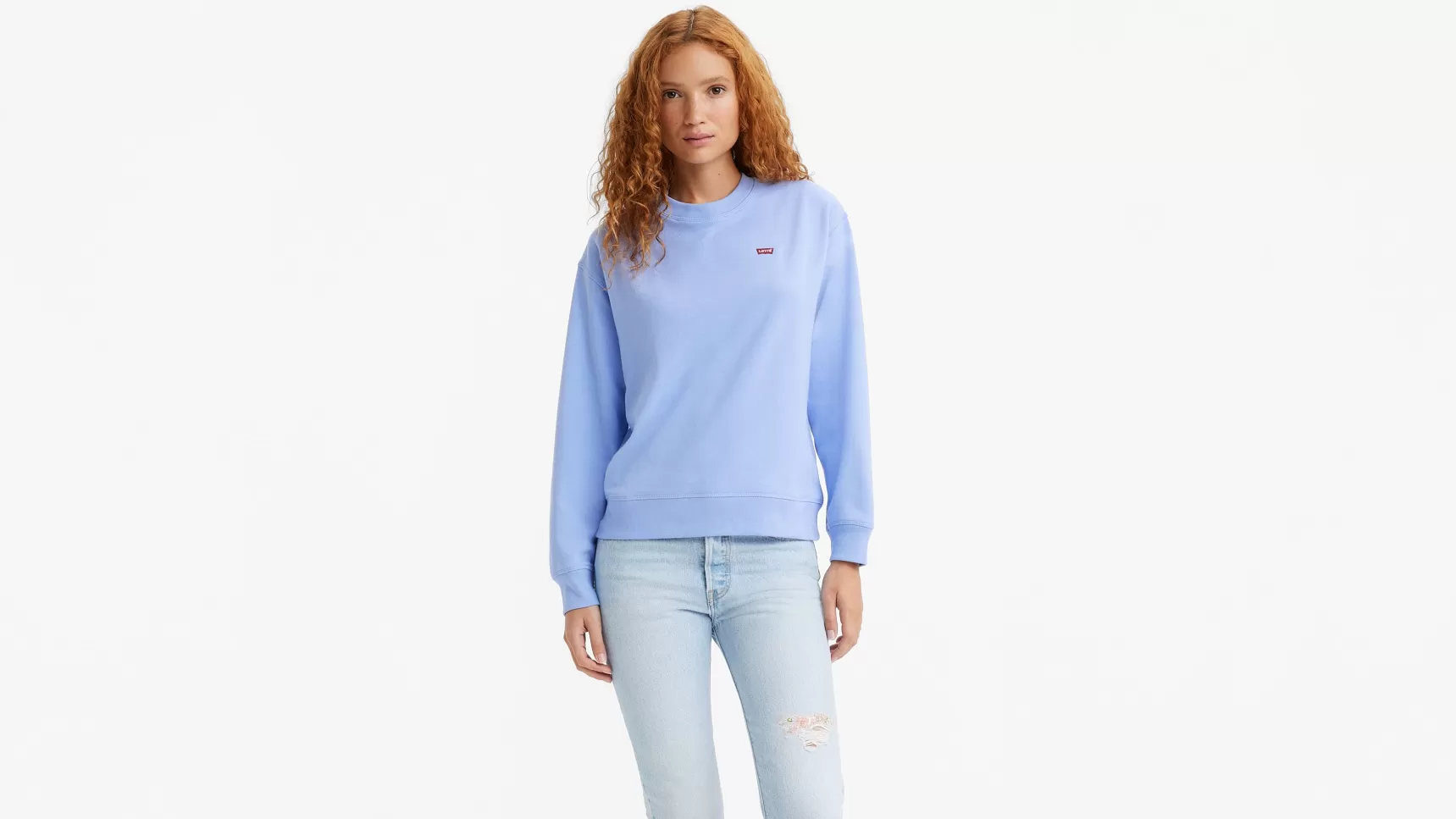 Cheap Standard Sweatshirt Met Ronde Hals Dames Truien & Sweaters