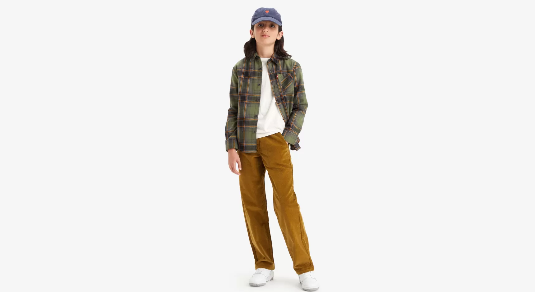 New Stay Loose Tapered Corduroy Broek Voor Tieners Kinderen Tiener