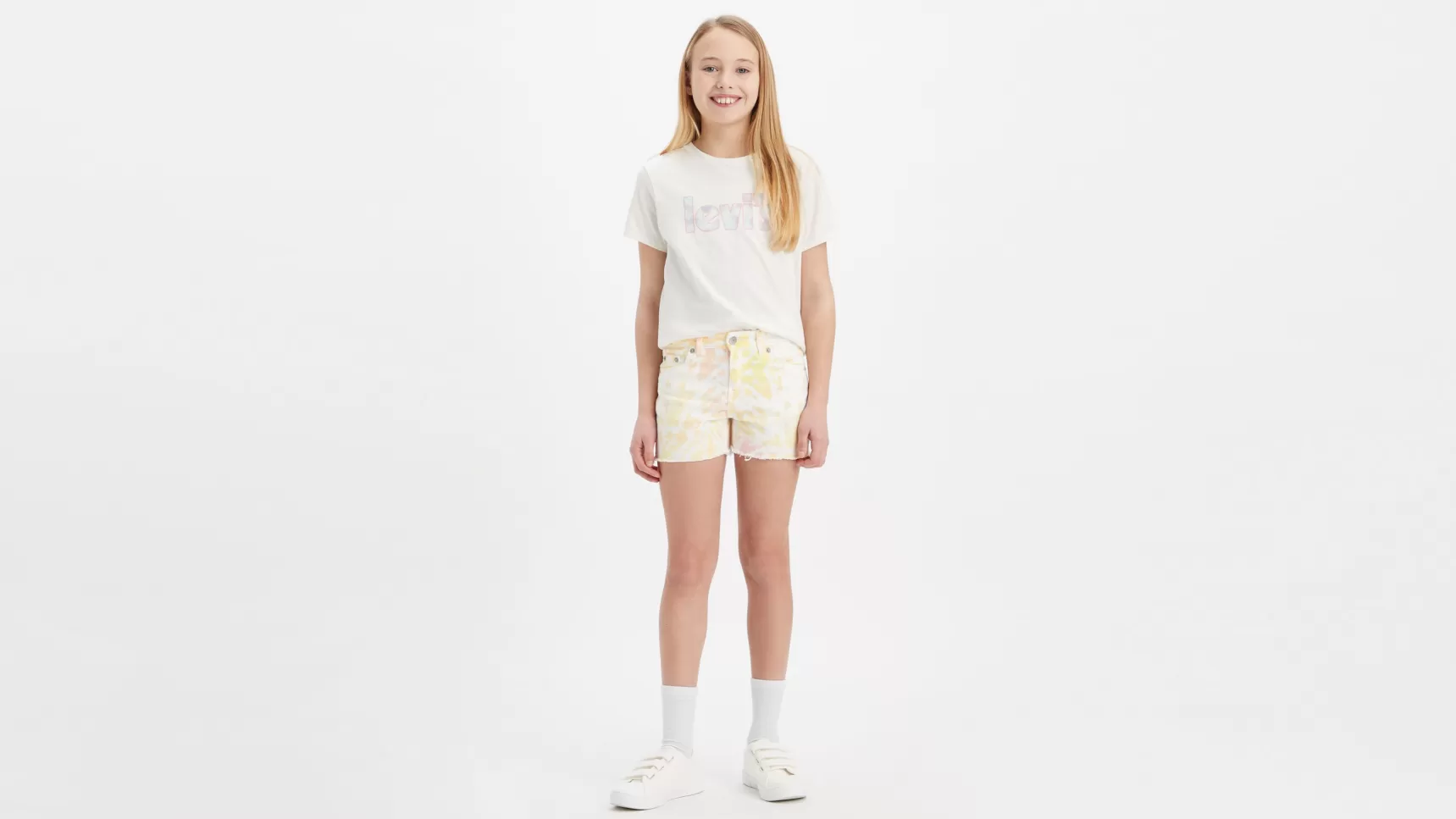 Fashion Tie-Dye Girlfriend Short Kinderen Tiener