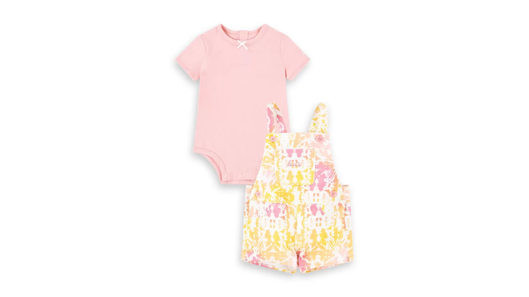 Discount T-Shirt En Splatter Shortalls Set Kinderen Baby