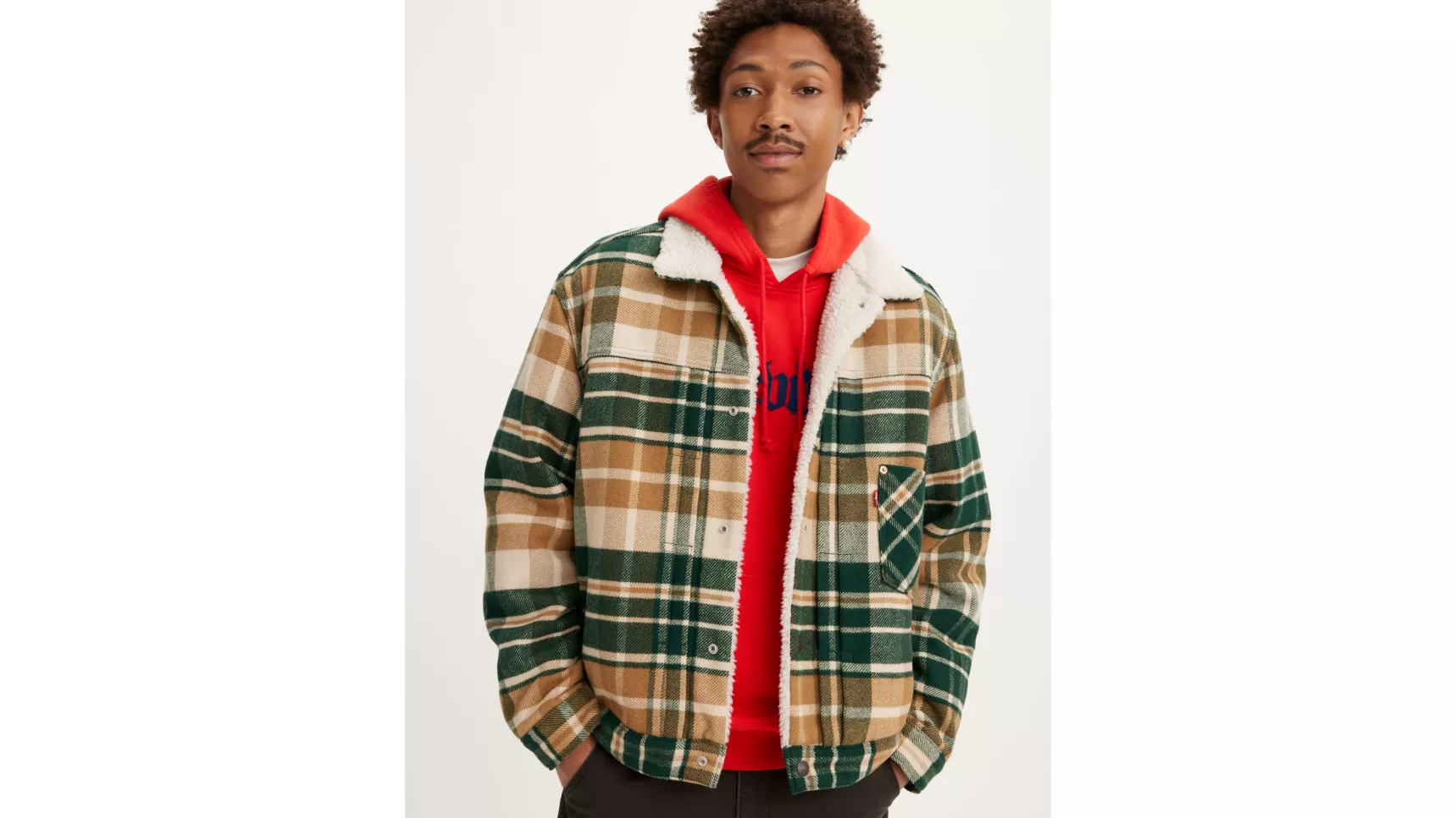 Hot Type I Sherpa Truckerjack Heren Spijkerjassen & Sherpas