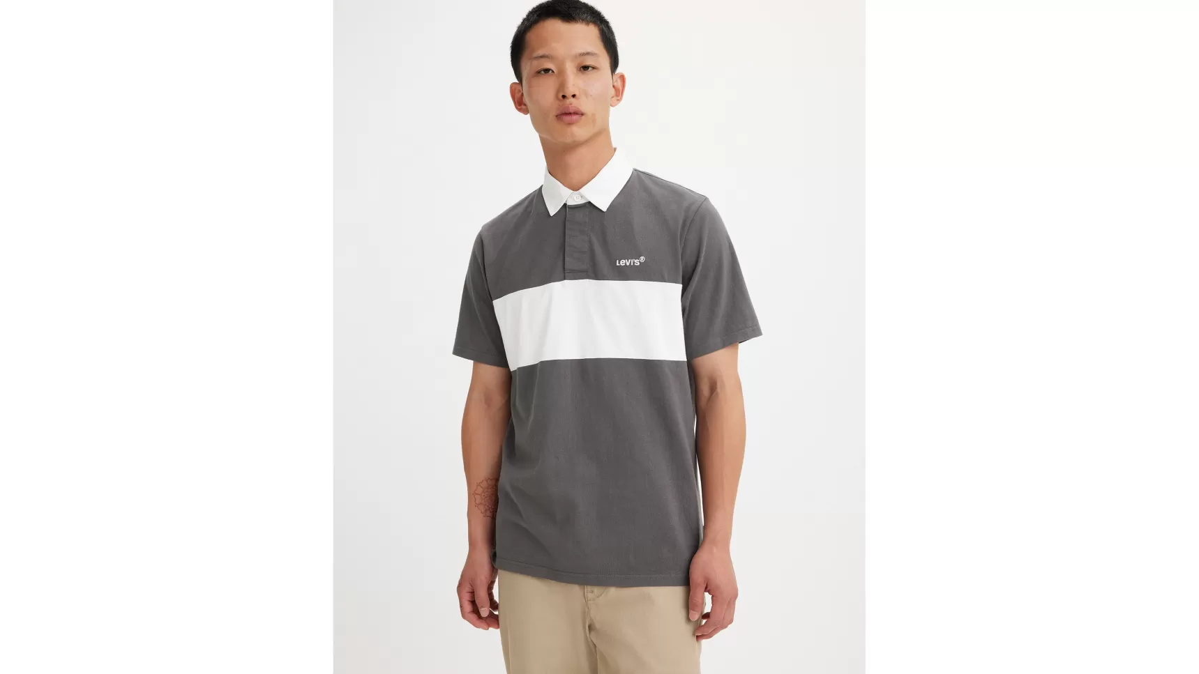 Best Union Blocked Rugbypoloshirt Met Korte Mouwen Heren T-Shirts