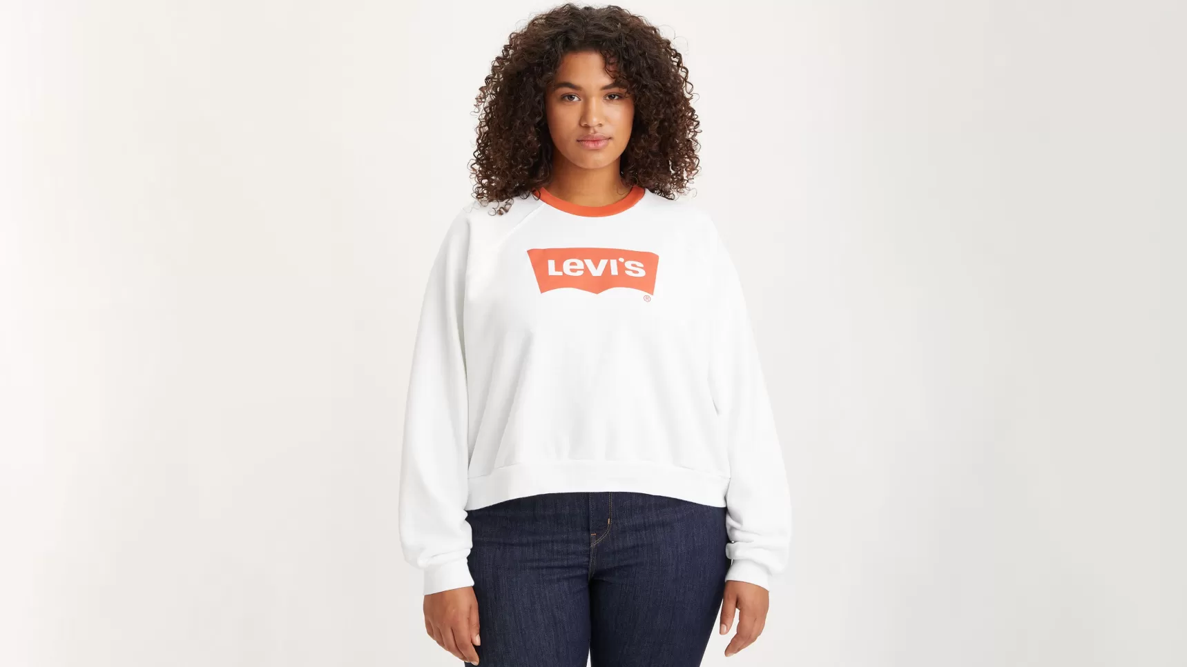 Fashion Vintage Raglan Sweater Met Ronde Hals (Plus Size) Dames Truien & Sweaters