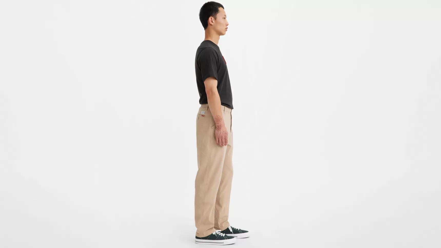 New Xx Chino Ez-Waist Tapered Broek Heren Broeken