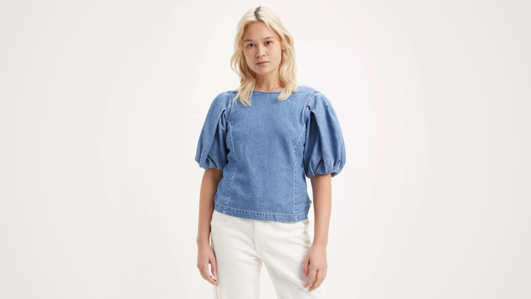 Store Zaida Sculptural Blouse Dames Tops & T-Shirts